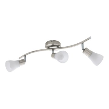 Eglo 55426 - LED-spotlampe 3xE14/4W/230V mat krom