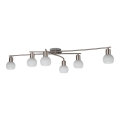 Eglo 55449 - LED-spotlampe 6xE14/4W/230V mat krom