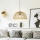 Eglo 55695 - Pendel CLAVERDON 1xE27/40W/230V diameter 37 cm beige
