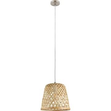 Eglo 55696 - Pendel på ledning KIRKCOLM 1xE27/60W/230V beige
