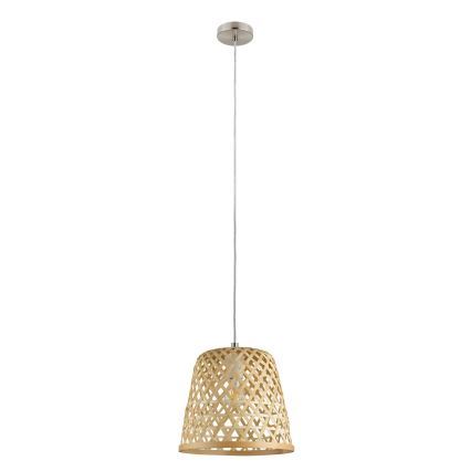 Eglo 55696 - Pendel på ledning KIRKCOLM 1xE27/60W/230V beige