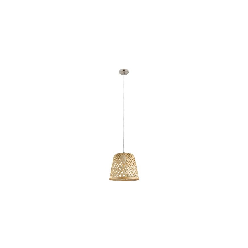 Eglo 55696 - Pendel på ledning KIRKCOLM 1xE27/60W/230V beige
