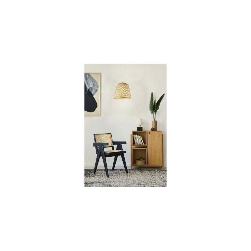 Eglo 55696 - Pendel på ledning KIRKCOLM 1xE27/60W/230V beige