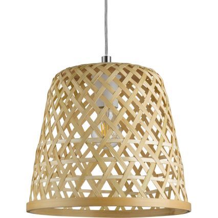 Eglo 55696 - Pendel på ledning KIRKCOLM 1xE27/60W/230V beige