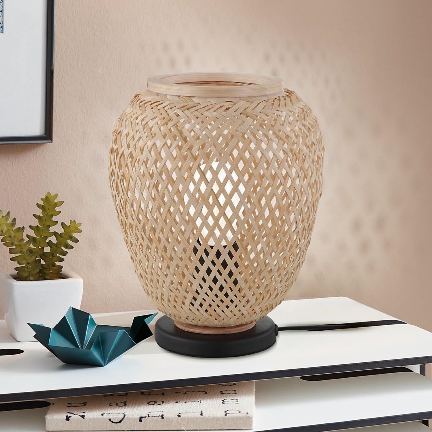 Eglo 55699 - Bordlampe DEMBLEBY 1xE27/40W/230V beige