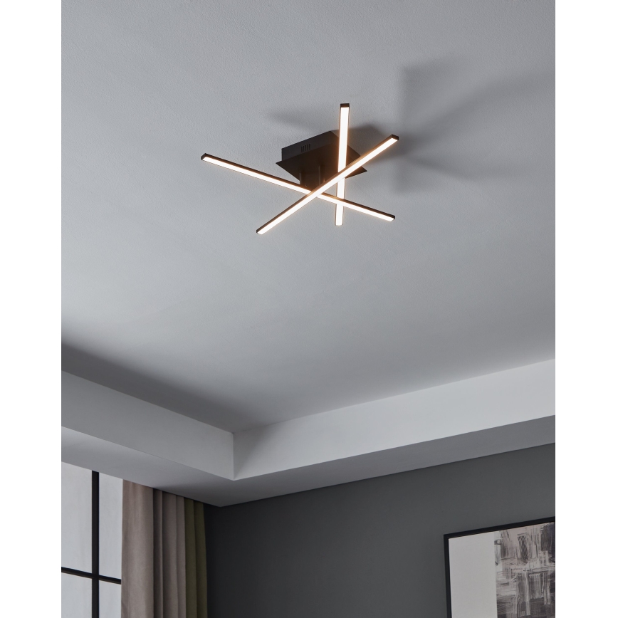 Eglo 55707 - LED loftlampe 3xLED/3,5W/230V sort