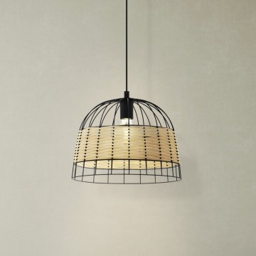 Eglo 55709 - Pendel ANWICK 1xE27/40W/230V Rattan