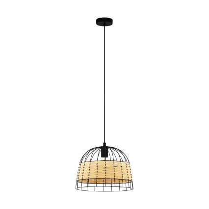 Eglo 55709 - Pendel ANWICK 1xE27/40W/230V Rattan