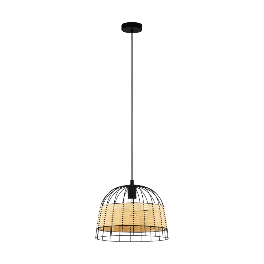 Eglo 55709 - Pendel ANWICK 1xE27/40W/230V Rattan
