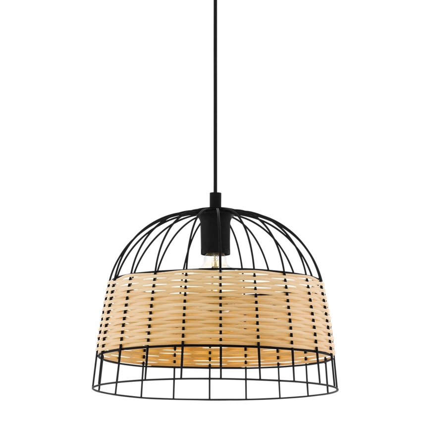 Eglo 55709 - Pendel ANWICK 1xE27/40W/230V Rattan