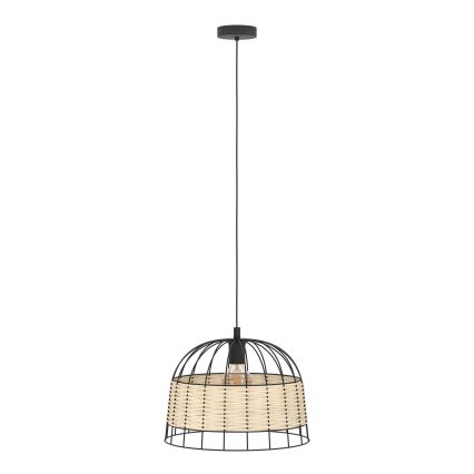 Eglo 55709 - Pendel ANWICK 1xE27/40W/230V Rattan