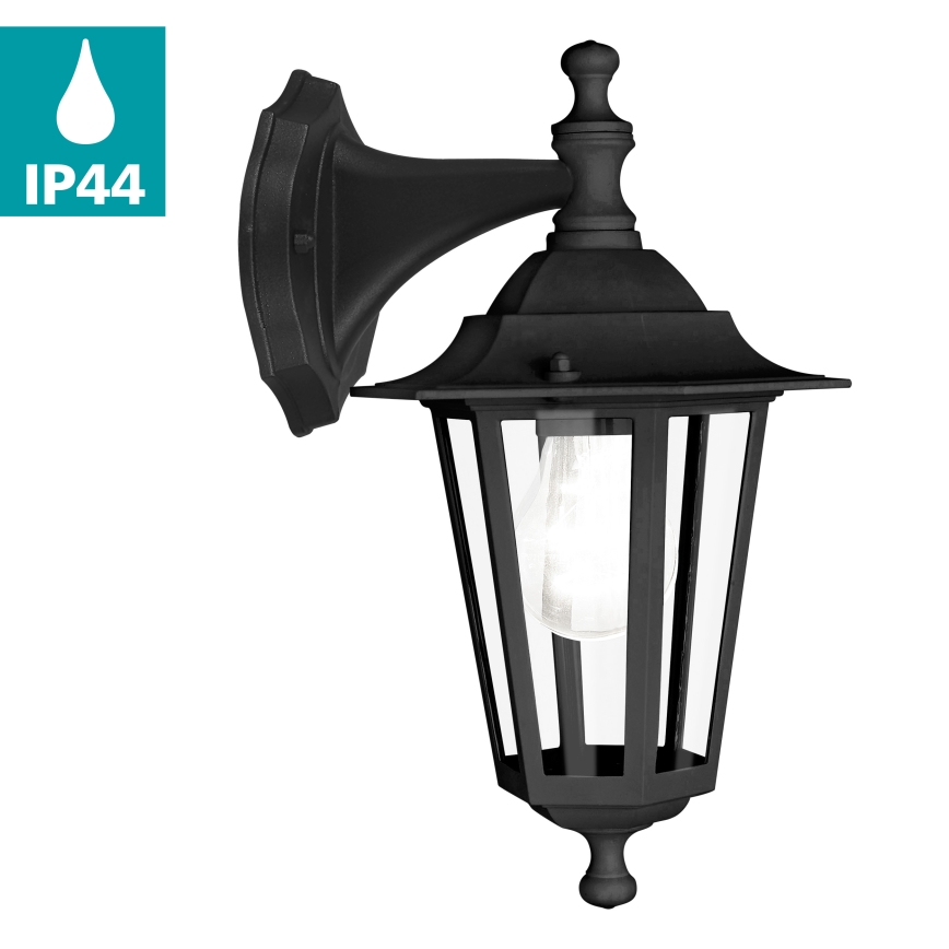 Eglo 55763 - LED Udendørs væglampe 1xE27/4W/230V IP44 sort