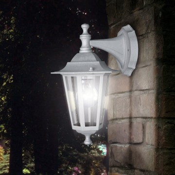 Eglo 55764 - LED udendørs væglampe 1xE27/4W/230V IP44 hvid