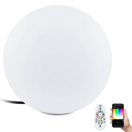 Eglo 55784 - LED RGBW Udendørsarmatur MONTEROLO-C 1xE27/9W/230V IP65 Ø 39 cm + fjernbetjening