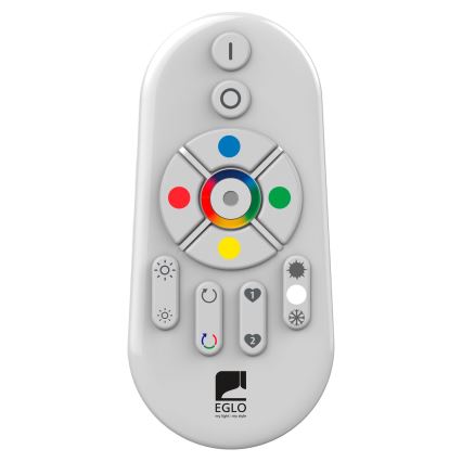 Eglo 55784 - LED RGBW Udendørsarmatur MONTEROLO-C 1xE27/9W/230V IP65 Ø 39 cm + fjernbetjening