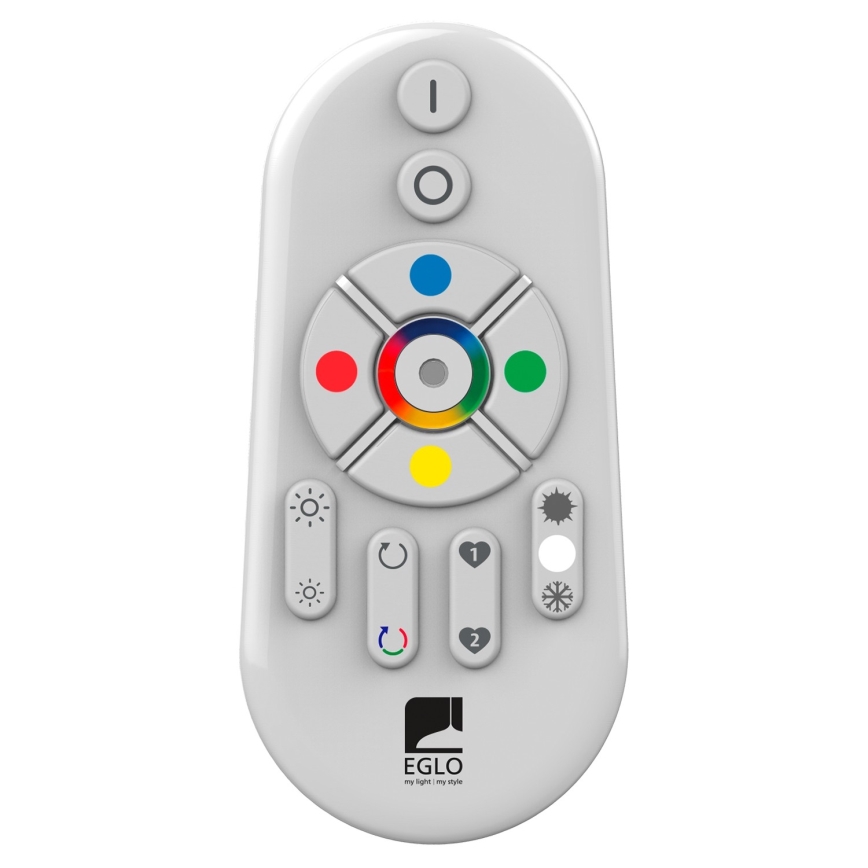 Eglo 55784 - LED RGBW Udendørsarmatur MONTEROLO-C 1xE27/9W/230V IP65 Ø 39 cm + fjernbetjening