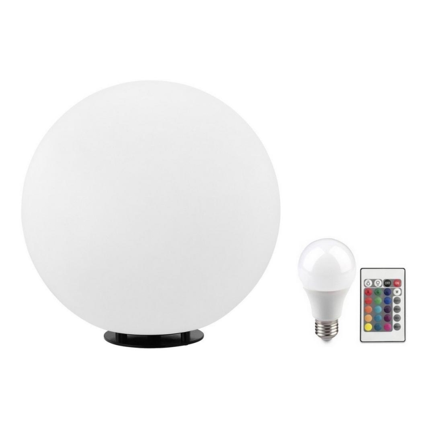 Eglo 55787 - Udendørs LED lampe m. RGBW-farver MONTEROLO-C 1xE27/9W/230V 2700-6500K IP65 diameter 39 cm + fjernbetjening