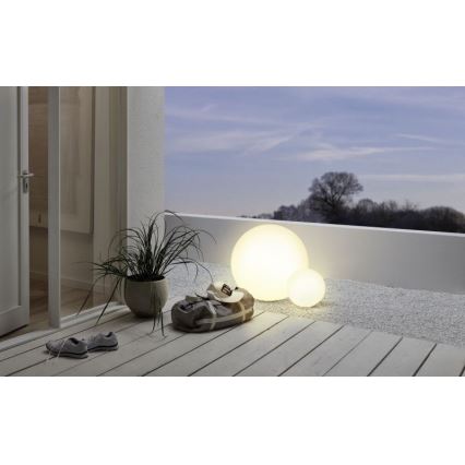 Eglo 55787 - Udendørs LED lampe m. RGBW-farver MONTEROLO-C 1xE27/9W/230V 2700-6500K IP65 diameter 39 cm + fjernbetjening