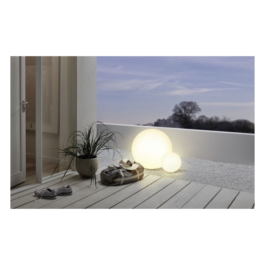 Eglo 55787 - Udendørs LED lampe m. RGBW-farver MONTEROLO-C 1xE27/9W/230V 2700-6500K IP65 diameter 39 cm + fjernbetjening