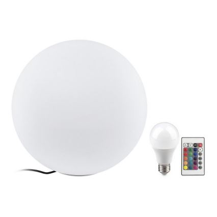 Eglo 55788 - Udendørs LED lampe m. RGBW-farver MONTEROLO-C 1xE27/9W/230V 2700-6500K IP65 diameter 50 cm + fjernbetjening