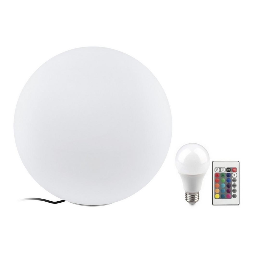 Eglo 55788 - Udendørs LED lampe m. RGBW-farver MONTEROLO-C 1xE27/9W/230V 2700-6500K IP65 diameter 50 cm + fjernbetjening