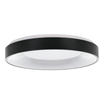Eglo 55802 - LED-dæmpbar loftlampe 4xLED/8,1W/230V 3000-6500K Ø 48 cm sort + fjernbetjening