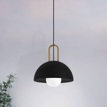 Eglo 56459 - Pendel på ledning CALMANERA 1xE27/40W/230V sort