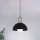 Eglo 56459 - Pendel på ledning CALMANERA 1xE27/40W/230V sort