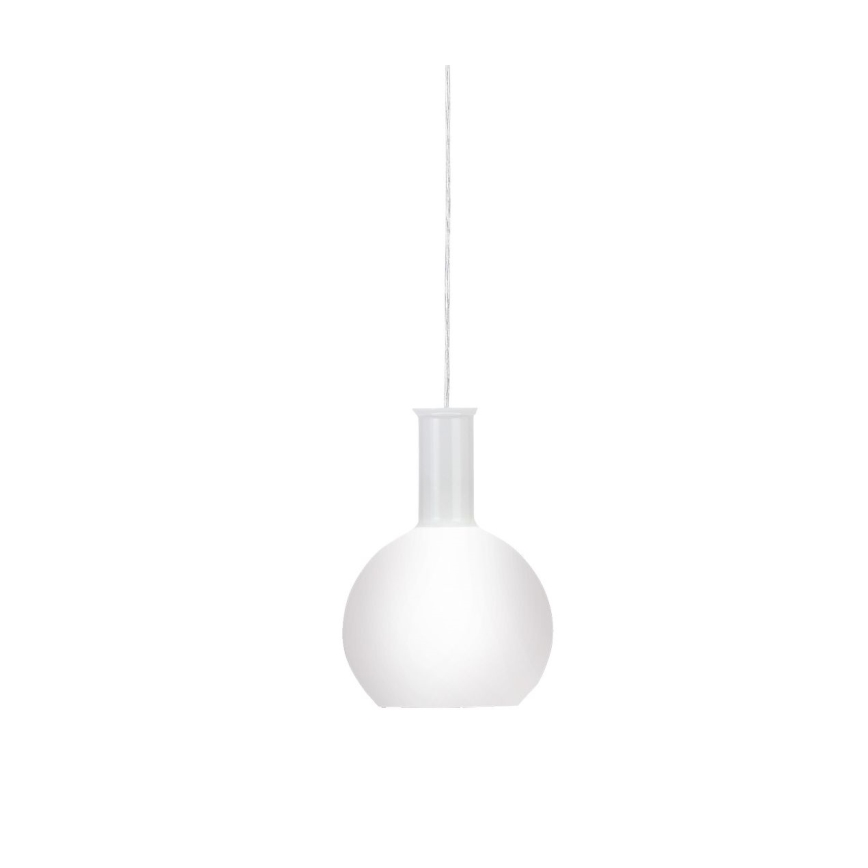 Eglo 62266 - Pendel PASCOA PRO 1xE27/60W/230V 20 cm hvid