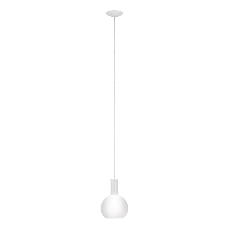 Eglo 62266 - Pendel PASCOA PRO 1xE27/60W/230V 20 cm hvid