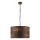 Eglo 62331 - Pendel med kædeophæng COLDINGHAM PRO 3xE27/60W/230V brun