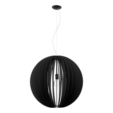 Eglo 63254 - Pendel COSSANO PRO 1xE27/60W/230V diameter 70 cm sort