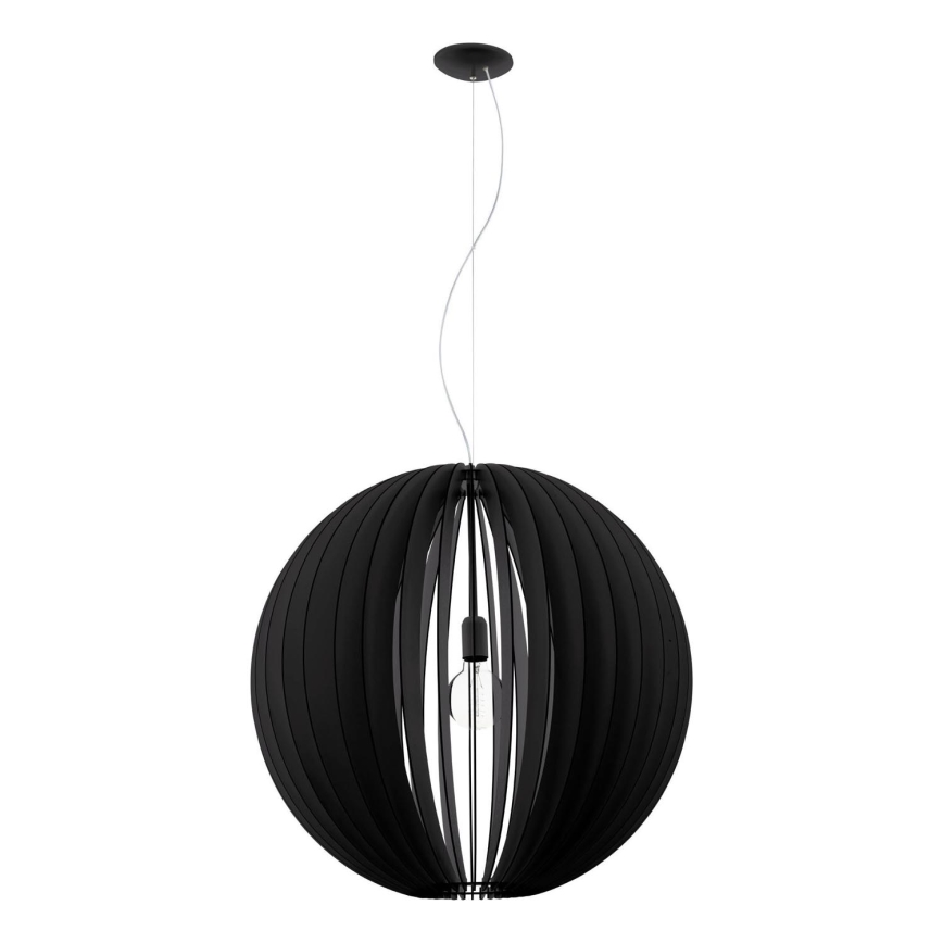 Eglo 63254 - Pendel COSSANO PRO 1xE27/60W/230V diameter 70 cm sort
