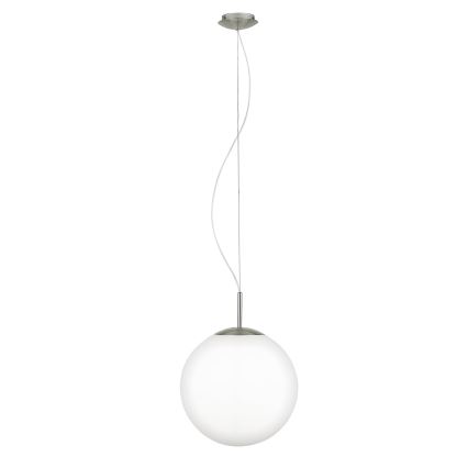 Eglo 63269 - Pendel på wire PIEDALE 1xE27/60W/230V Ø 35 cm mat krom