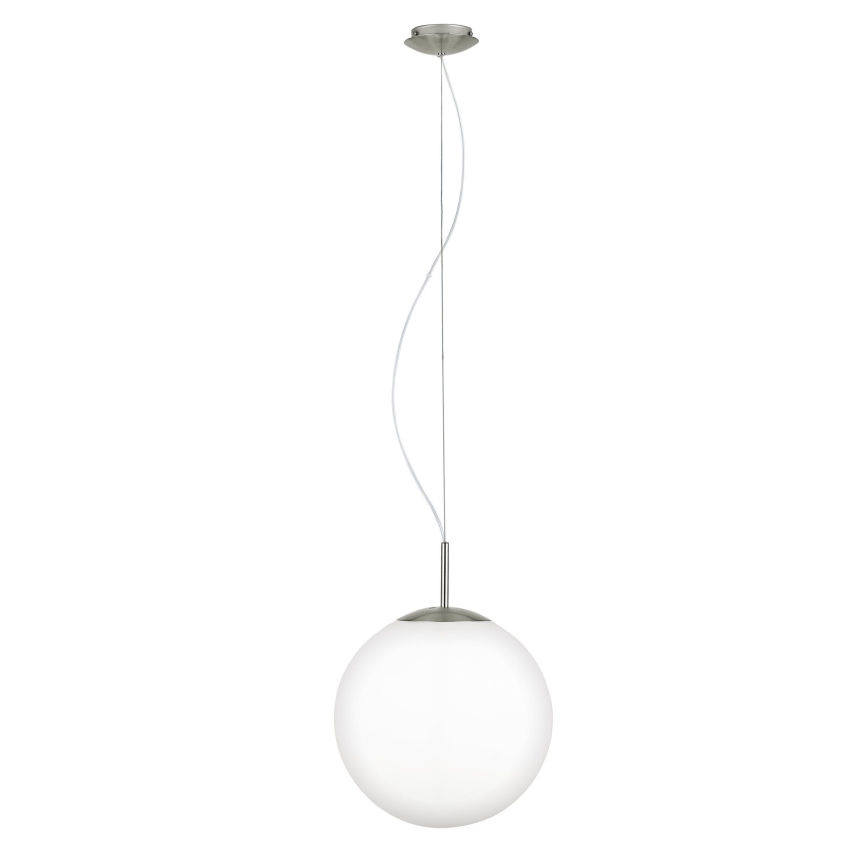 Eglo 63269 - Pendel på wire PIEDALE 1xE27/60W/230V Ø 35 cm mat krom