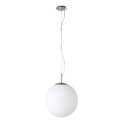 Eglo 63269 - Pendel på wire PIEDALE 1xE27/60W/230V Ø 35 cm mat krom