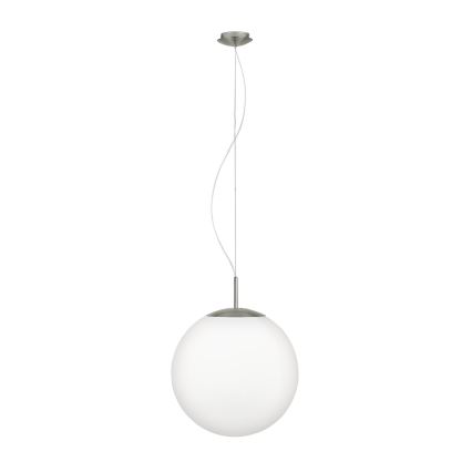Eglo 63271 - Pendel på wire PIEDALE 1xE27/60W/230V Ø 43 cm mat krom