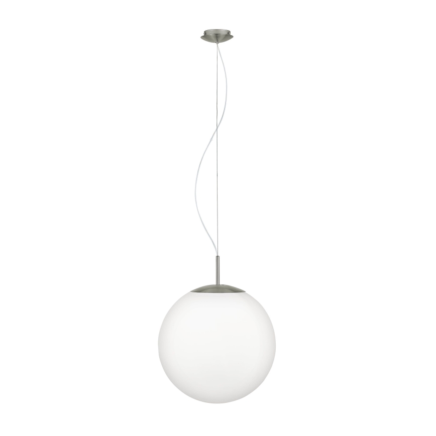 Eglo 63271 - Pendel på wire PIEDALE 1xE27/60W/230V Ø 43 cm mat krom