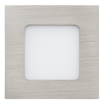Eglo 64597 - LED indbygningslampe FUEVA 1 PRO LED/2,7W/230V 3000K 8,5x8,5 cm mat krom