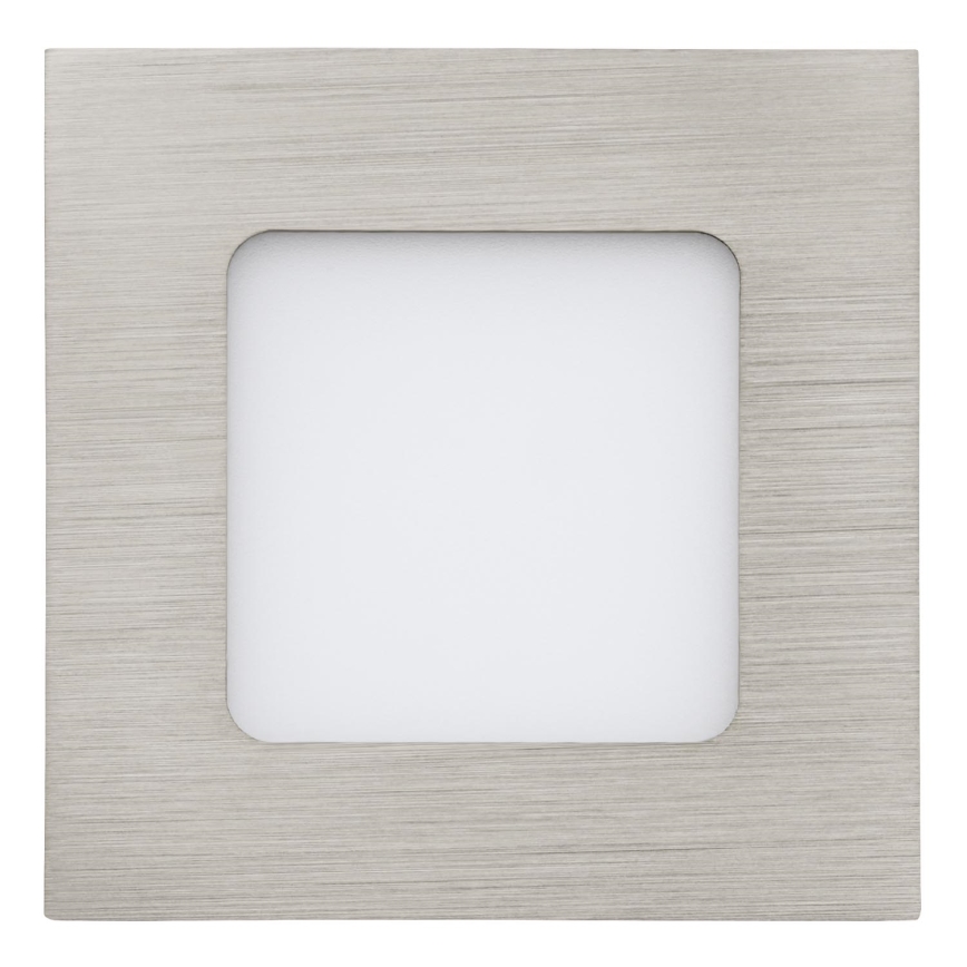 Eglo 64597 - LED indbygningslampe FUEVA 1 PRO LED/2,7W/230V 3000K 8,5x8,5 cm mat krom