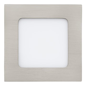 Eglo 64611 - LED indbygningslampe FUEVA 1 PRO LED/5,5W/230V 4000K 12x12 cm mat krom