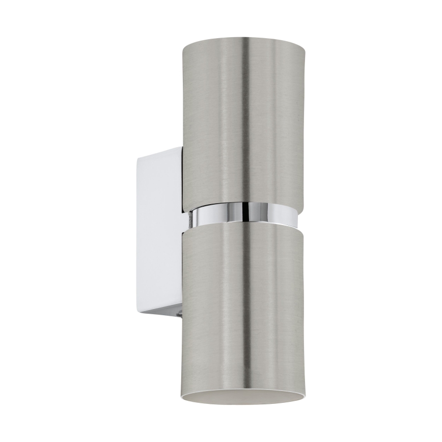 Eglo 64794 - LED væglampe PASSA PRO 2xGU10/3,3W/230V 3000K mat krom