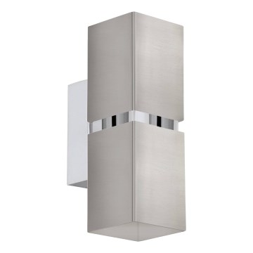 Eglo 64797 - LED væglampe PASSA PRO 2xGU10/3,3W/230V 3000K mat krom