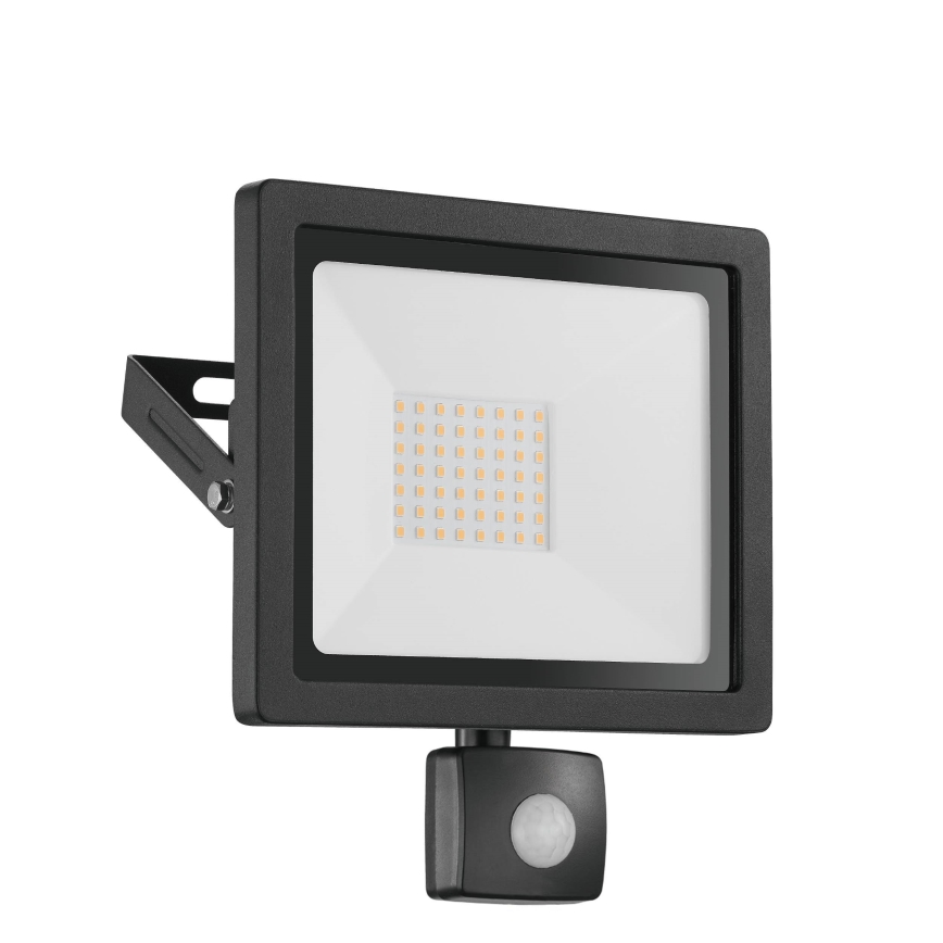 Eglo 64869 - LED projektør med sensor FILETTI LED/10W/230V 3000K IP44 sort