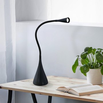 Eglo 64975 - LED Dæmpbar fleksibel bordlampe SNAPORA PRO LED/3,5W/230V 3000K sort