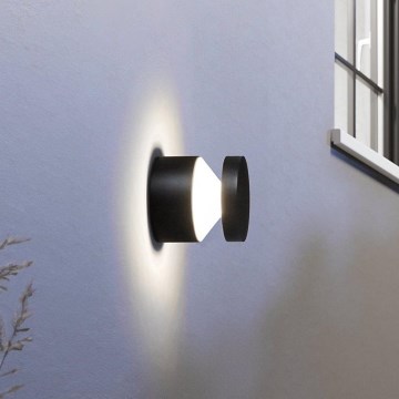 Eglo 65038 - LED udendørs væglampe MELZO PRO LED/11W/230V 3000K IP44 sort