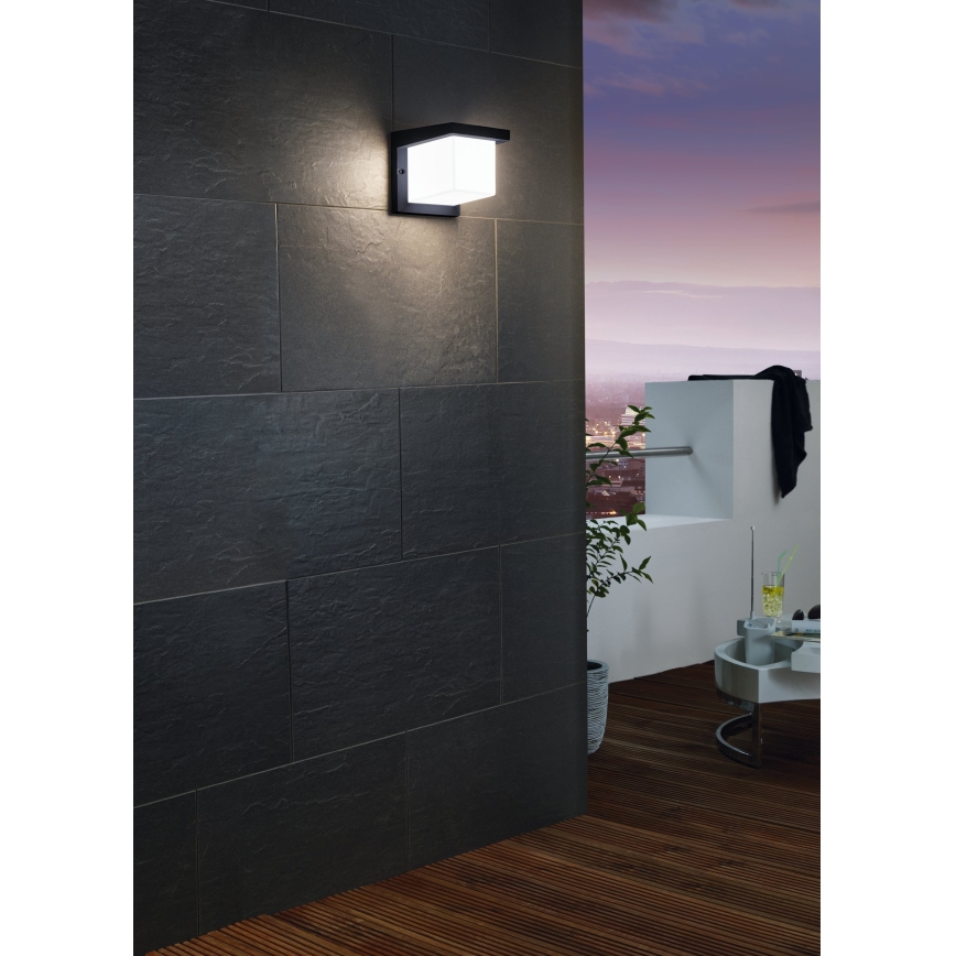 Eglo 65046 - Udendørs LED væglampe DESELLA PRO LED/10W/230V IP54 antracit