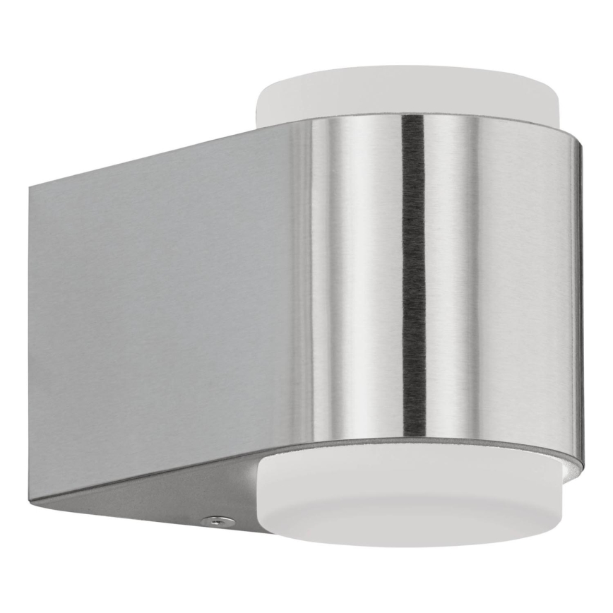 Eglo 65054 - Udendørs LED væglampe BRIONES PRO 2xLED/3W/230V IP44 skinnende krom