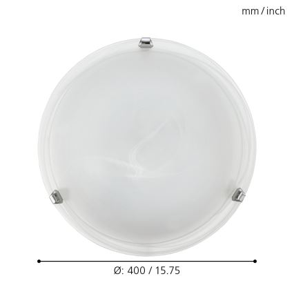 Eglo - Loftlampe 2xE27/25W/230V