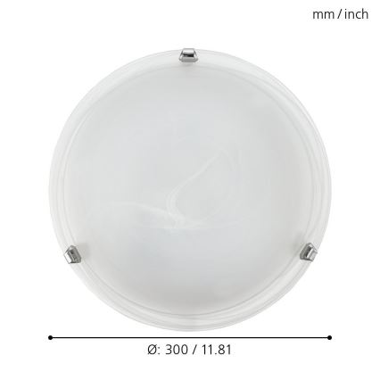 Eglo - Loftlampe 1xE27/60W/230V